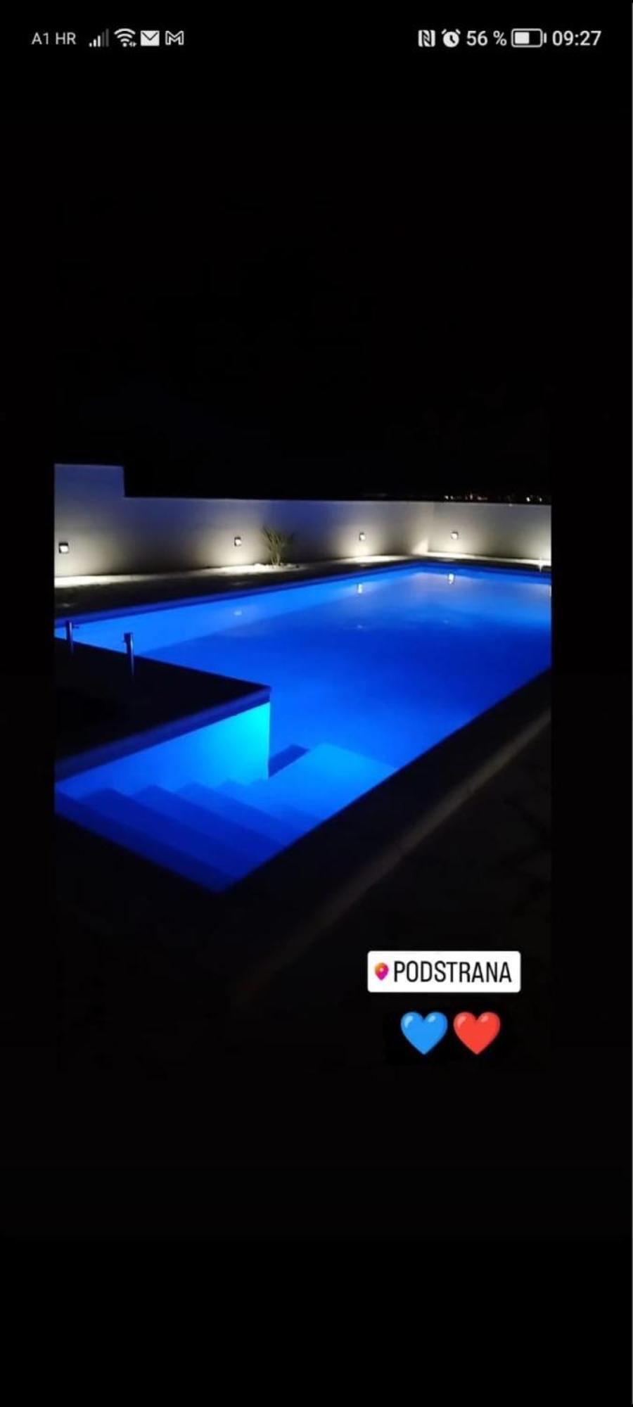 Villa Ana Perfect For Families With Kids And Groups,House With Heated Pool 珀德垂那 外观 照片