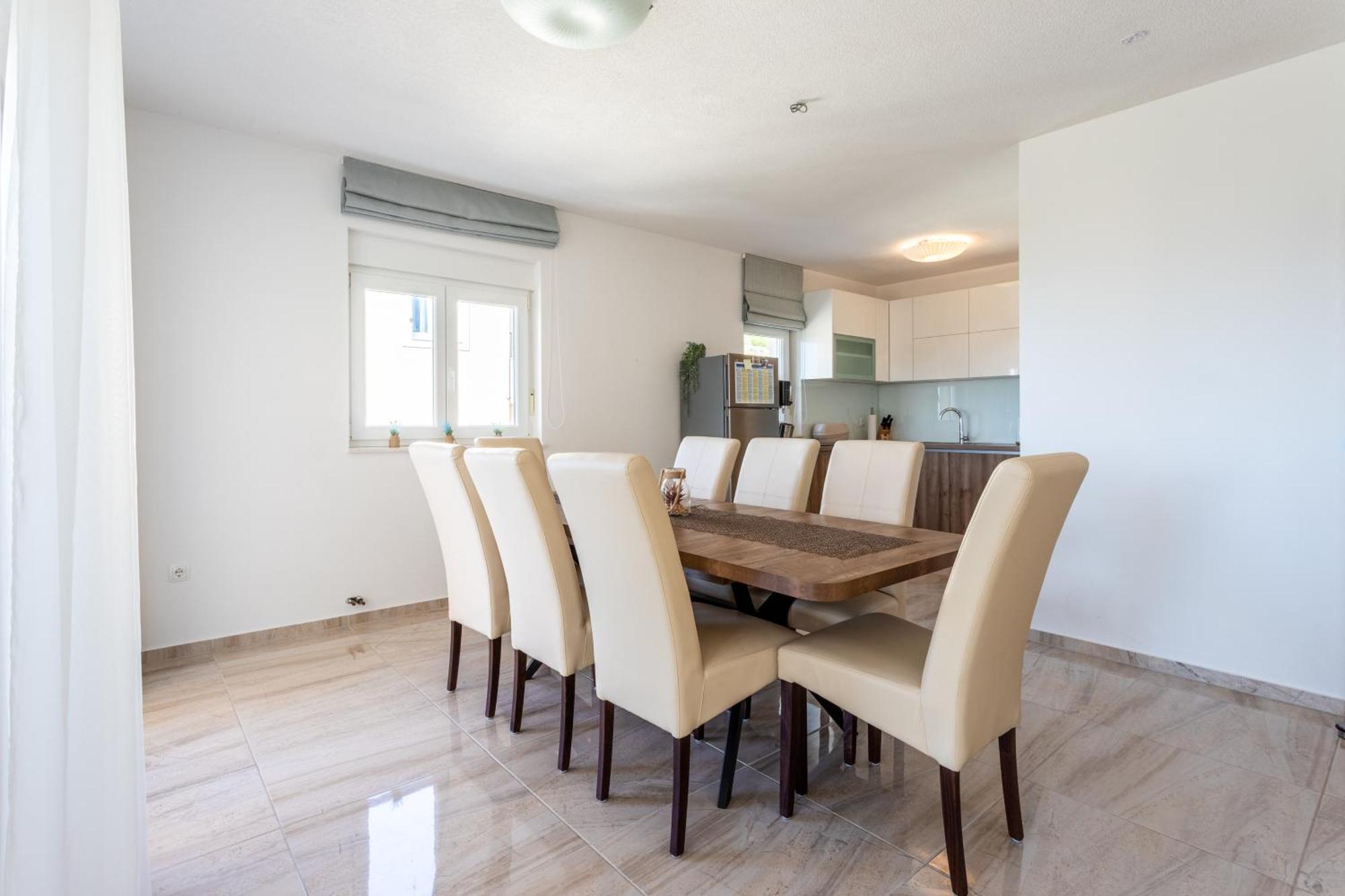 Villa Ana Perfect For Families With Kids And Groups,House With Heated Pool 珀德垂那 外观 照片