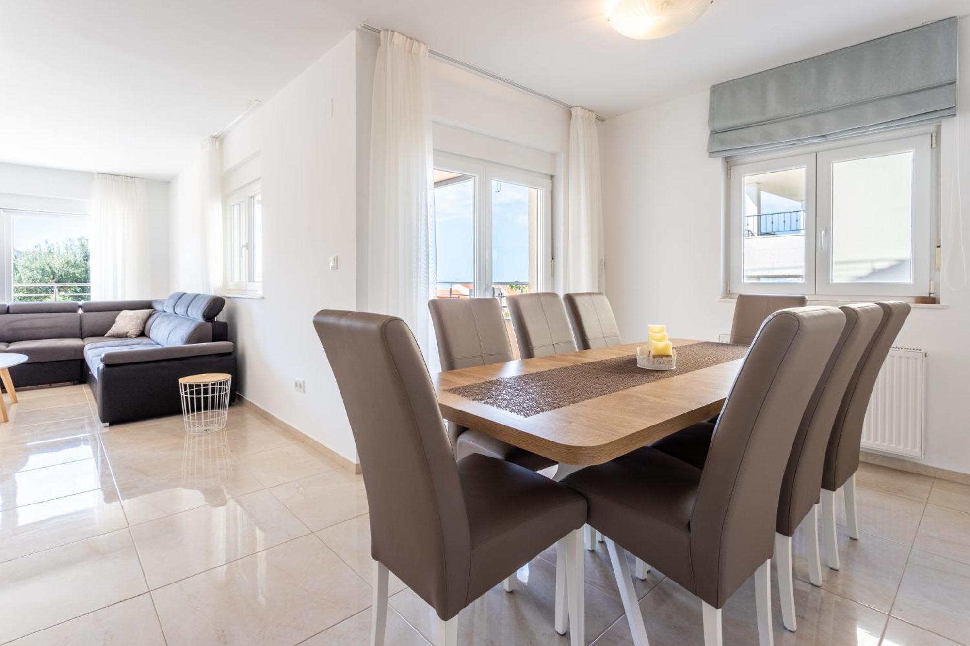 Villa Ana Perfect For Families With Kids And Groups,House With Heated Pool 珀德垂那 外观 照片